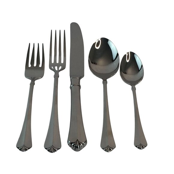 Oneida Other - Oneida Juilliard Heirloom Stainless Flatware 5 Pc Place Setting Fork Knife Spoon